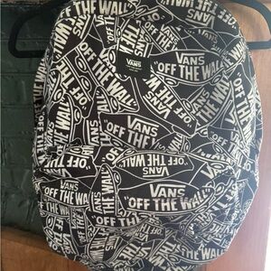 Vans Off The Wall Black and White Backpack